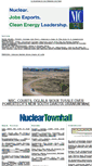Mobile Screenshot of nucleartownhall.com